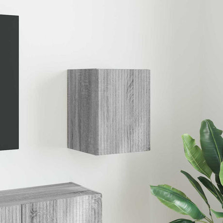 Vidaxl tv wandkast 30 x 31 x 40 cm grijs sonoma bewerkt hout