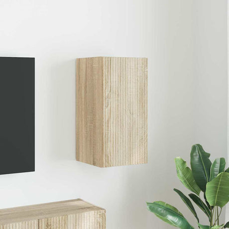 Vidaxl tv wandkast 30 x 31 x 60 cm sonoma bewerkt hout