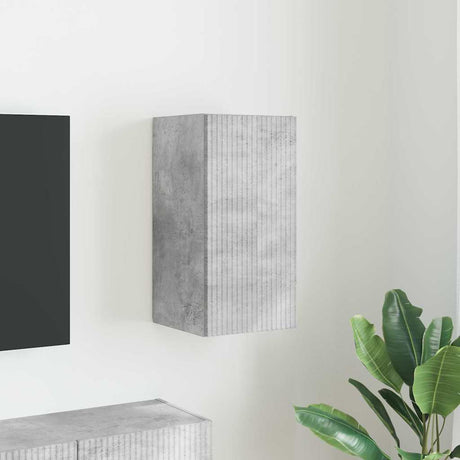 Vidaxl tv wandkast 30 x 31 x 60 cm betongrijs bewerkt hout