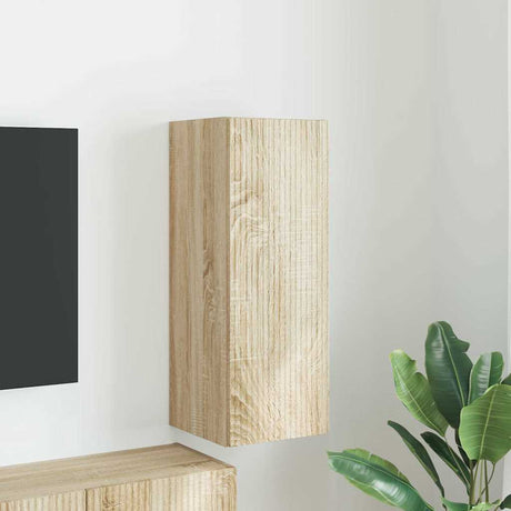 Vidaxl tv wandkast 30 x 31 x 80 cm sonoma bewerkt hout