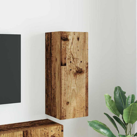 Vidaxl tv wandkast 30 x 31 x 80 cm oud hout bewerkt hout