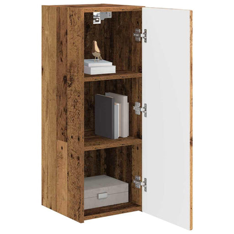 Vidaxl tv wandkast 30 x 31 x 80 cm oud hout bewerkt hout
