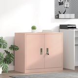 Vidaxl opbergkast roze 80 x 40 x 70 cm staal