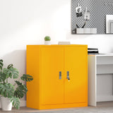 Vidaxl opbergkast mosterdgeel 80 x 40 x 90 cm staal