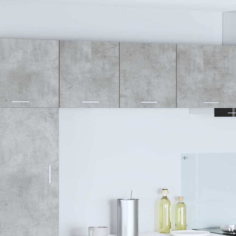 Vidaxl hangkast beton grijs en wit 40 x 31 x 40 cm bewerkt hout