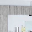 Vidaxl hangkast grijs sonoma en wit 40 x 31 x 40 cm bewerkt hout