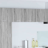 Vidaxl hangkast grijs sonoma en wit 40 x 31 x 40 cm bewerkt hout