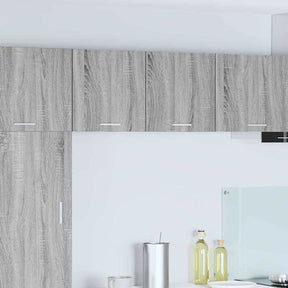 Vidaxl hangkast grijs sonoma en wit 40 x 31 x 40 cm bewerkt hout