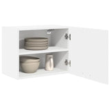 Vidaxl hangkast 2 st wit bewerkt hout