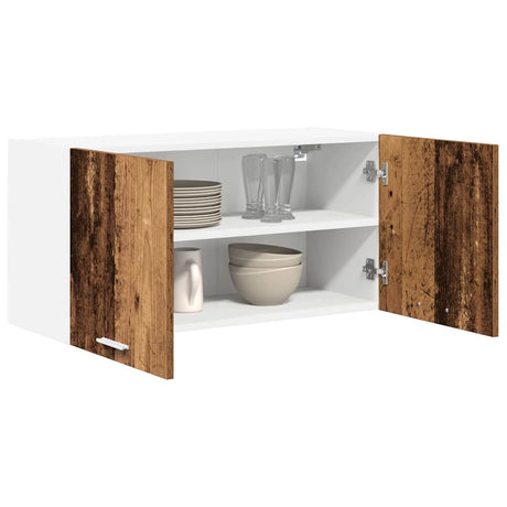 Vidaxl hangkast oudhout 80 x 31 x 40 cm bewerkt hout