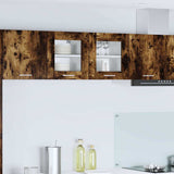 Vidaxl hangkast gerookt eiken 40 x 31 x 40 cm bewerkt hout