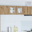 Vidaxl hangkast artisan eiken 40 x 31 x 40 cm bewerkt hout