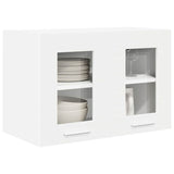 Vidaxl hangkast 2 st wit bewerkt hout