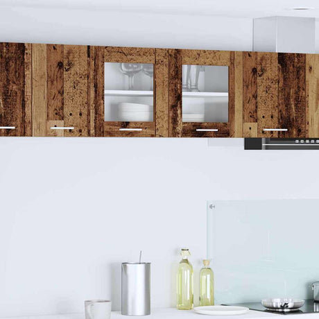 Vidaxl hangkast oude hout en wit 80 x 31 x 40 cm bewerkt hout