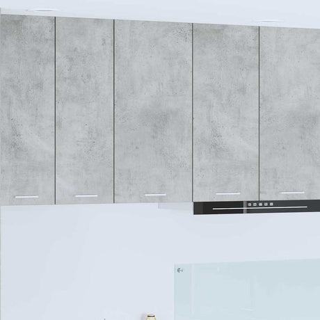 Vidaxl hangkast beton grijs en wit 40 x 31 x 80 cm bewerkt hout