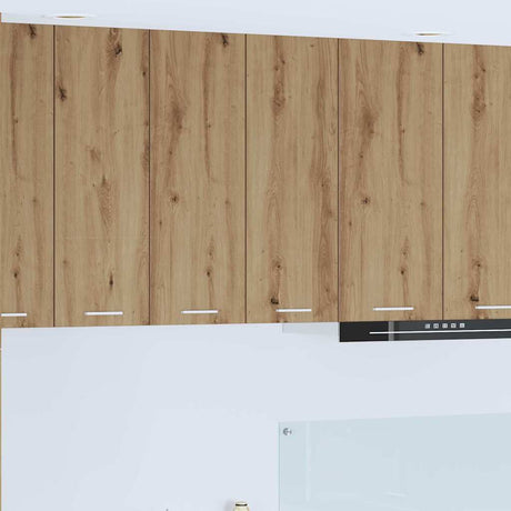 Vidaxl hangkast artisan eiken 60 x 31 x 80 cm bewerkt hout
