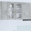 Vidaxl hangkast beton grijs 40 x 31 x 80 cm bewerkt hout