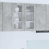 Vidaxl hangkast beton grijs 40 x 31 x 80 cm bewerkt hout