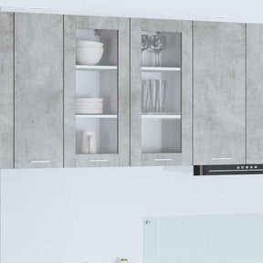 Vidaxl hangkast beton grijs 40 x 31 x 80 cm bewerkt hout