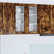 Vidaxl hangkast gerookt eiken 40 x 31 x 80 cm bewerkt hout