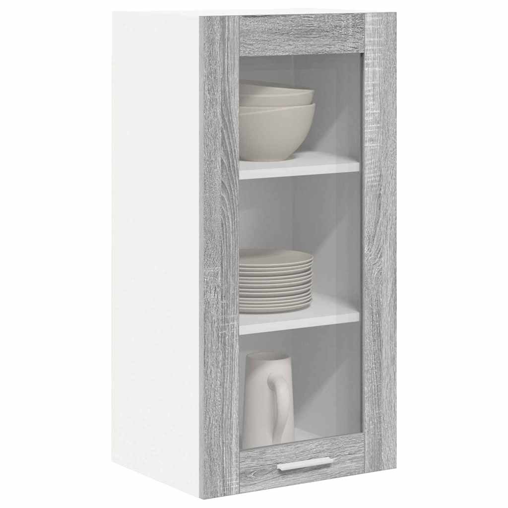 Vidaxl hangkast 2 st grijs sonoma bewerkt hout
