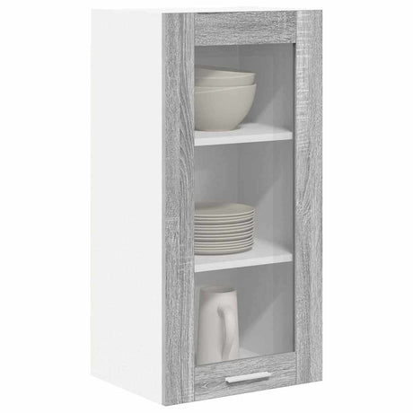 Vidaxl hangkast 2 st grijs sonoma bewerkt hout