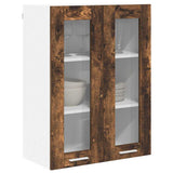 Vidaxl hangkast gerookt eiken 60 x 31 x 80 cm bewerkt hout