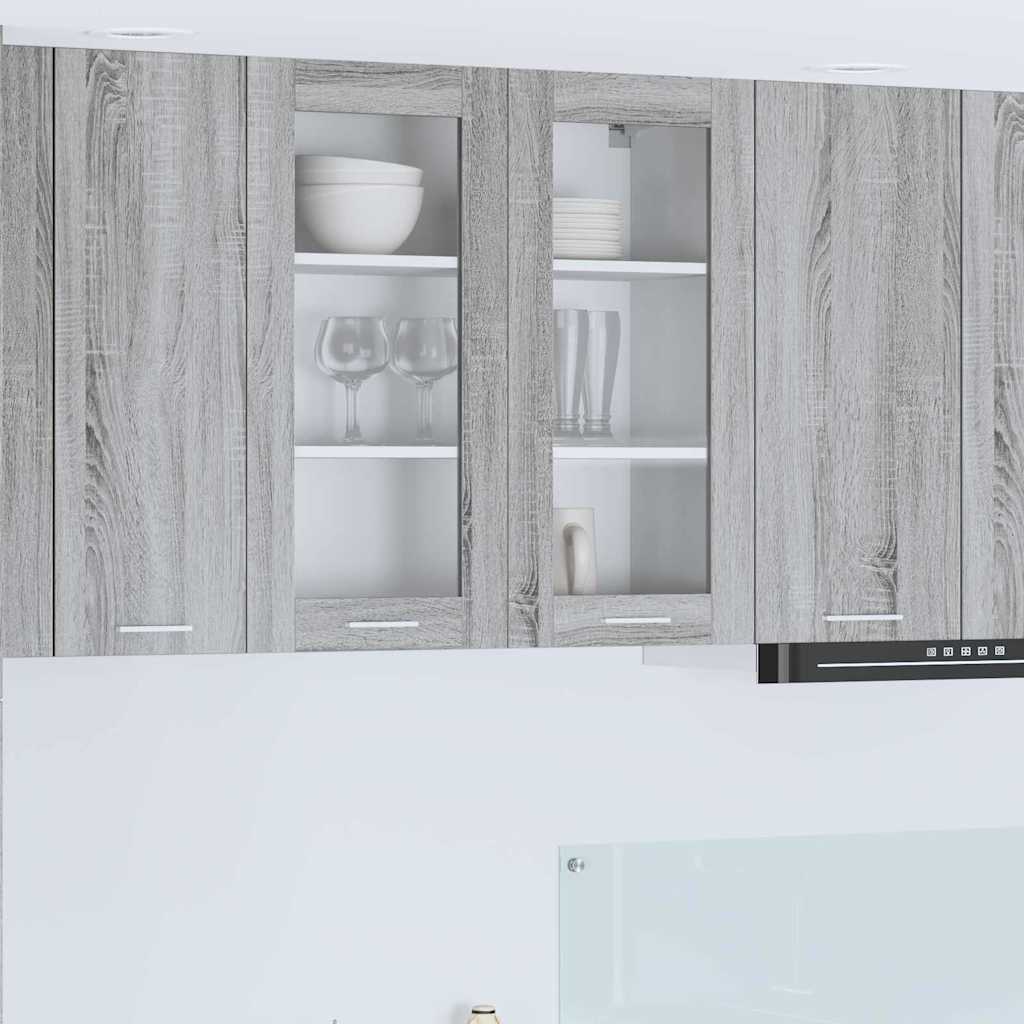 Vidaxl hangkast grijs sonoma 80 x 31 x 80 cm bewerkt hout