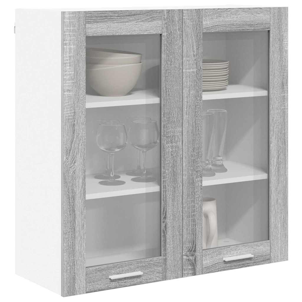 Vidaxl hangkast grijs sonoma 80 x 31 x 80 cm bewerkt hout