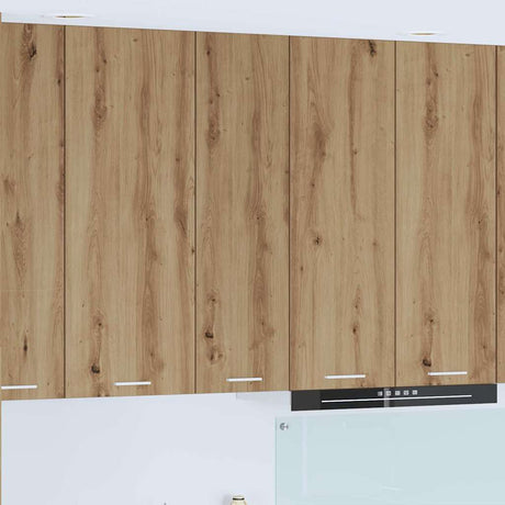 Vidaxl hangkast artisan eiken 30 x 31 x 100 cm bewerkt hout