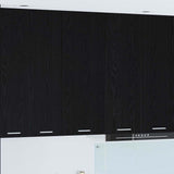 Vidaxl hangkast zwart eiken 40 x 31 x 100 cm bewerkt hout