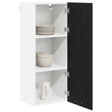 Vidaxl hangkast zwart eiken 40 x 31 x 100 cm bewerkt hout