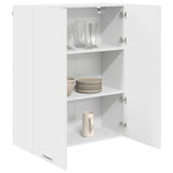 Vidaxl hangkast wit 80 x 31 x 100 cm bewerkt hout