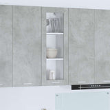 Vidaxl hangkast beton grijs 40 x 31 x 100 cm bewerkt hout