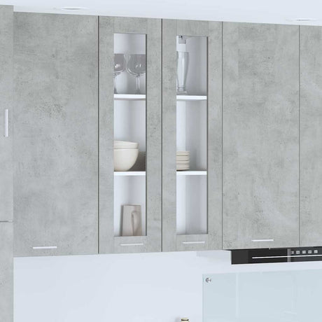 Vidaxl hangkast beton grijs 60 x 31 x 100 cm bewerkt hout