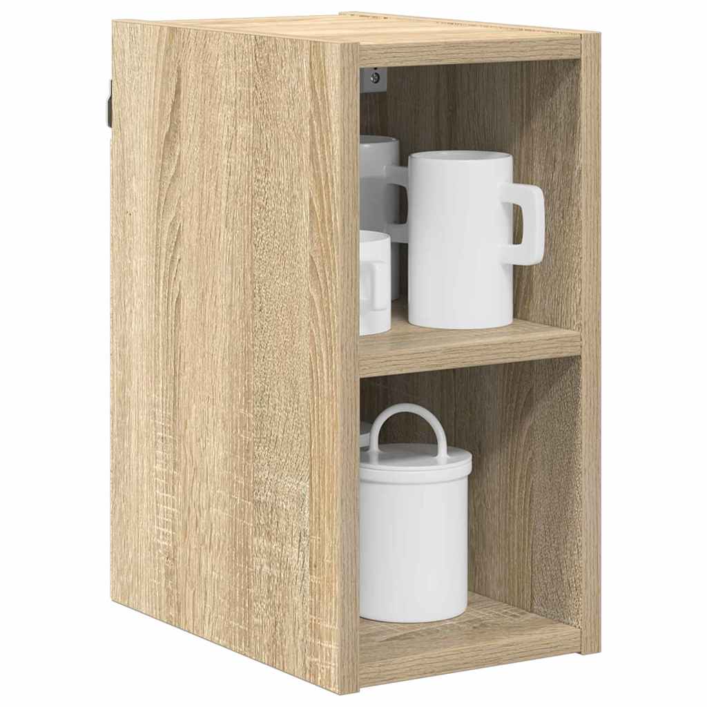 Vidaxl hangkast sonoma eiken 20 x 29,5 x 40 cm bewerkt hout