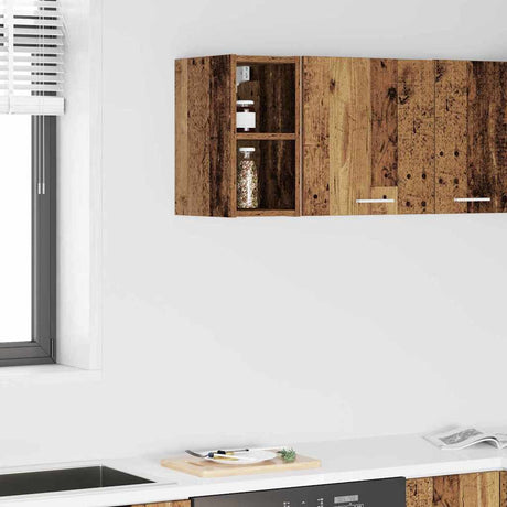 Vidaxl hangkast oud hout 20 x 29,5 x 40 cm bewerkt hout