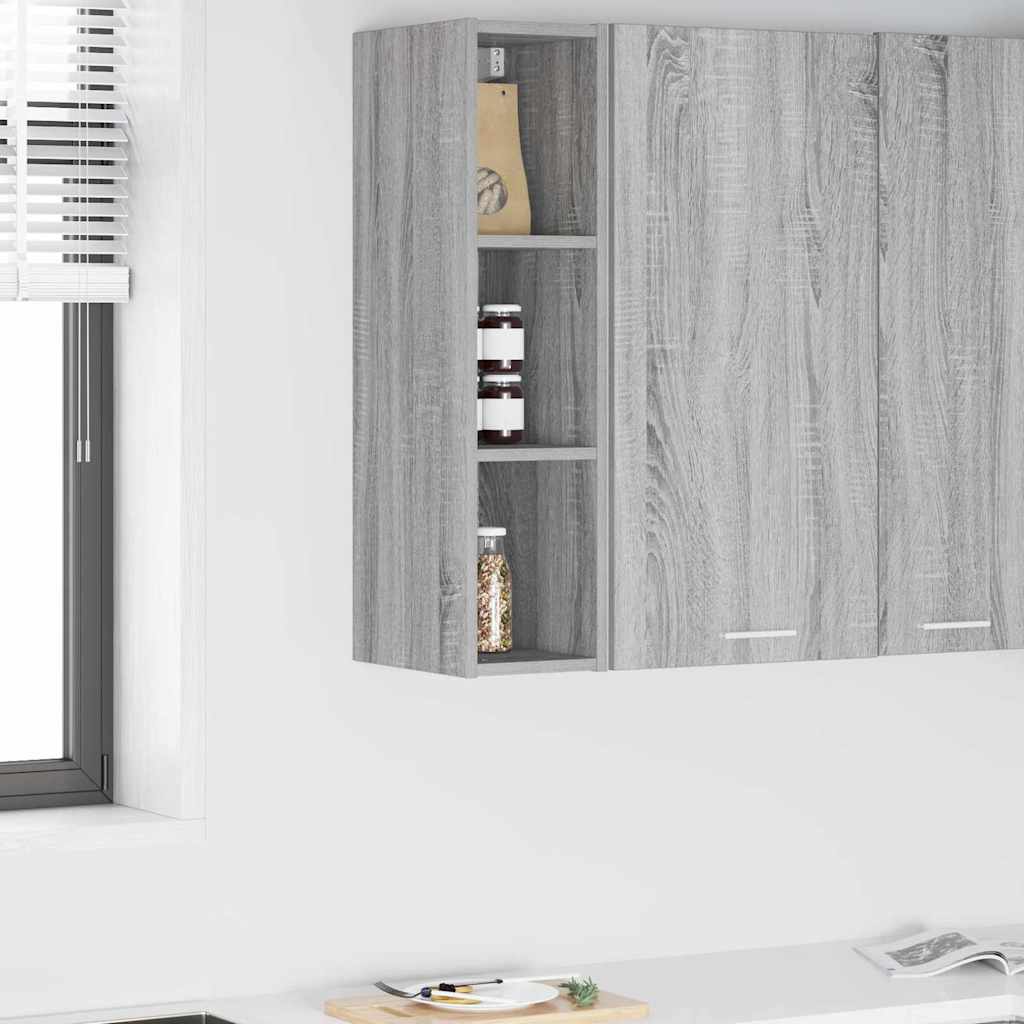 Vidaxl hangkast grijs sonoma 20 x 29,5 x 80 cm bewerkt hout