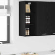 Vidaxl hangkast zwart eiken 30 x 29,5 x 80 cm bewerkt hout