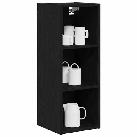 Vidaxl hangkast zwart eiken 30 x 29,5 x 80 cm bewerkt hout