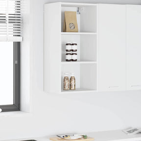 Vidaxl hangkast wit 40 x 29,5 x 80 cm bewerkt hout