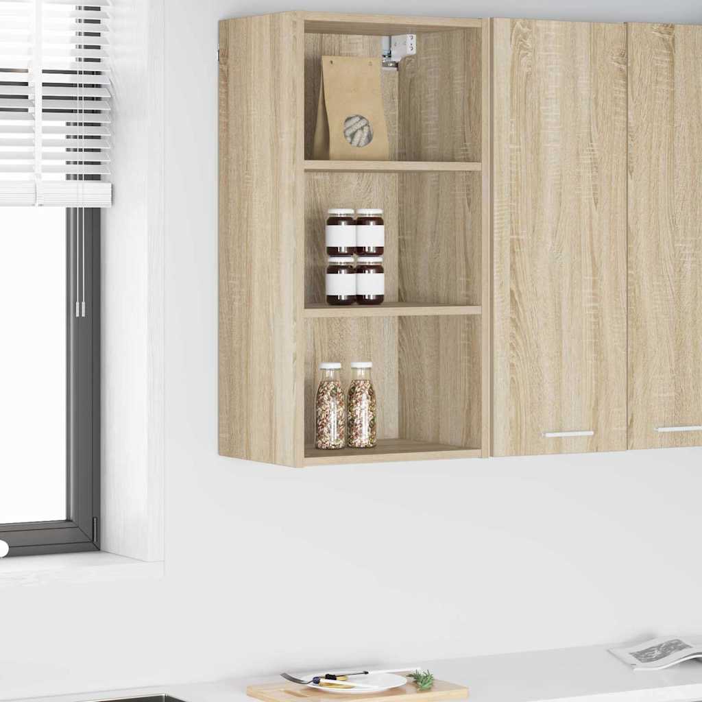 Vidaxl hangkast sonoma eiken 40 x 29,5 x 80 cm bewerkt hout