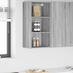 Vidaxl hangkast grijs sonoma 40 x 29,5 x 80 cm bewerkt hout