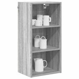 Vidaxl hangkast grijs sonoma 40 x 29,5 x 80 cm bewerkt hout