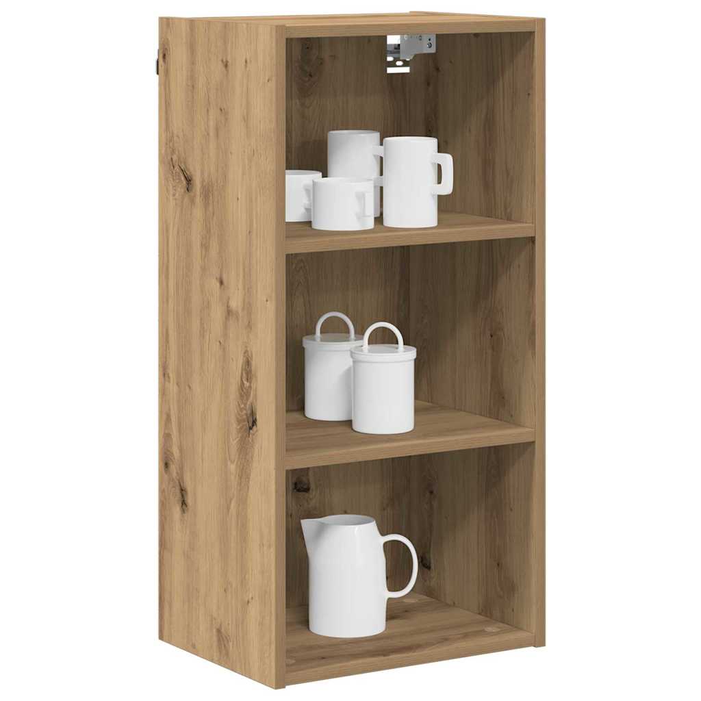 Vidaxl hangkast artisan eiken 40 x 29,5 x 80 cm bewerkt hout