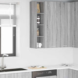 Vidaxl hangkast grijs sonoma 20 x 29,5 x 100 cm bewerkt hout