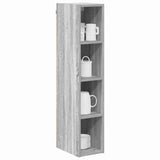 Vidaxl hangkast grijs sonoma 20 x 29,5 x 100 cm bewerkt hout