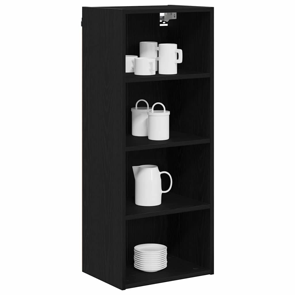 Vidaxl hangkast zwart eiken 40 x 29,5 x 100 cm bewerkt hout