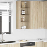 Vidaxl hangkast sonoma eiken 40 x 29,5 x 100 cm bewerkt hout