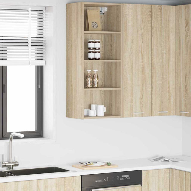 Vidaxl hangkast sonoma eiken 40 x 29,5 x 100 cm bewerkt hout
